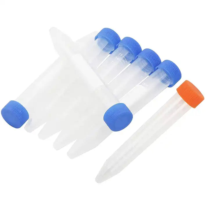 Centrifuge Tubes, Culture Tubes, Falcon Tube Plastic, Plastic Culture Tube (500 units)